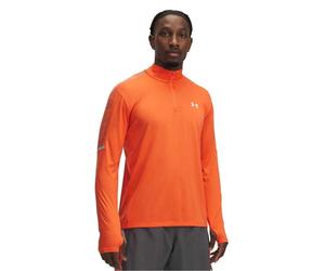 (S, Orange) Under Armour Mens Technical Long-Sleeved Running Sweatshirt