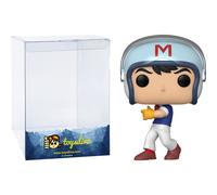 S?p?e?e?d Racer: P?o?p?! Animation Vinyl Figurine Bundle with 1 Compatible 'ToysDiva' Graphic Protector (737-45099 - B)