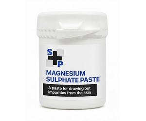 S+P Magnesium Sulphate Drawing Paste - 50g Phenol-Free - Targeted Skin Impurity Remover - Gentle Osmotic Action for Clogged Pores - Advanced Non-Sting Formula with PCMX