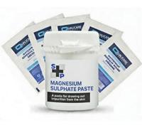 S+P PHENOL-FREE Magnesium Sulphate Paste 50g Bundle + 5 Waterproof Dressings - Deep Powerful Drawing Paste with PCMX, No Phenol Sting or Burn!