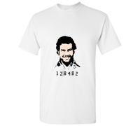 (S) Pablo Escobar Narcos Cocaine Drug Colombia Retro White Men T Shirt Tee