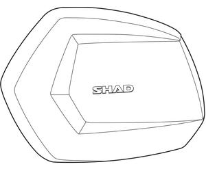S.PART SC LID LEFT ALU SH35, size 30 cm