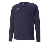 (S, Peacoat Blue/White) Puma Mens TeamLIGA Long-Sleeved T-Shirt