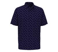 (S, Peacoat) Callaway Unisex Adult Chev All-Over Print Polo Shirt