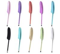 S Pen Replacement, Multicolor Feather Stylus Pens for Touch Screens, Input pen for Z Fold6, Stylus Compatible with Kindle Tablets Fold6/5/4/3 phones-10 Pieces