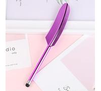S Pen Replacement, Stylus Pens for Touch Screens, Input pen for Samsung Galaxy Z Fold6, Multicolor Feather Stylus Compatible with Kindle Tablets Fold5 Smartphones-Pink-B