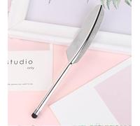 S Pen Replacement, Stylus Pens for Touch Screens, Input pen for Samsung Galaxy Z Fold6, Multicolor Feather Stylus Compatible with Kindle Tablets Fold5 Smartphones-Silver