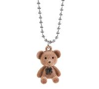 s Pendant Necklaces - Bears Pendants Chain, Lucky Charm | Dainty Necklaces for Teens, Christmas Jewelry Gift Idea, Wildlife, Birthday, Accessory for Birthdays or Holiday Surprise