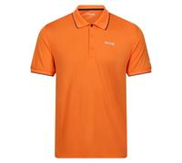 Regatta Mens Remex II Polo Shirt - Persimmon Solid - S - Persimmon Solid