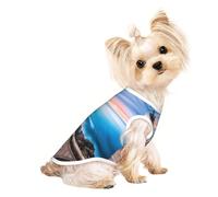 S Pet Breathable Sleeveless Beach Lighthouse Print T-Shirt - Small to Medium Cats, Puppy, Yorkie, Dachshund, French Bulldog