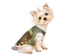 S Pet Breathable Sleeveless Brook Trout Fly Fishing Print T-Shirt â€“ Small to Medium Cats, Puppy, Yorkie, Dachshund, French Bulldog