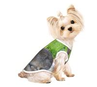S Pet Breathable Sleeveless Cute Grey Hare Rabbit Print T-Shirt - Small to Medium Cats, Puppy, Yorkie, Dachshund, French Bulldog