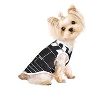S Pet Breathable Sleeveless T-Shirt – Lightweight Classic Movie Clapboard Black Print Tank Top Outfit for Small Medium Dogs