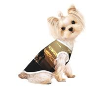 S Pet Breathable Sleeveless T-Shirt â€“ Lightweight The Sunset Stallion (1) Print Tank Top Outfit for Small Medium Dogs
