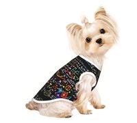 S Pet Breathable Sleeveless T-Shirt – Math Formula Print Stretchy Vest, Lightweight Tank Top for Small to Medium Pets