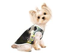 S Pet Breathable Sleeveless T-shirt, Cool Soft Summer Puppy Tank Top, Cute Panda cubs in the forest Print Clothes for Dog & Cat