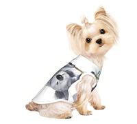 S Pet Breathable Sleeveless T-Shirt for Cats & Dogs – Lightweight Funny Koalas Print Tank Top with Stretchy