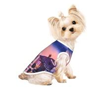 S Pet Breathable Sleeveless T-Shirt for Cats & Dogs â€“ Lightweight The Old Hollywood Print Tank Top with Stretchy