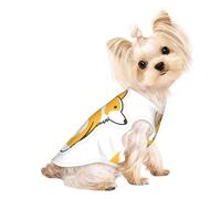 S Pet Breathable Sleeveless T-Shirt for Cats & Dogs - Lightweight cute corgi butt Print Tank Top with Stretchy