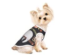 S Pet Breathable Sleeveless T-Shirt for Cats & Dogs - Lightweight Cute Sloth Print Tank Top with Stretchy