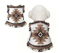 S Pet Dog Breathable Aborigines Print Sleeveless T-Shirt