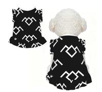 S Pet Dog Breathable Twin Peaks Owl Print Sleeveless T-Shirt