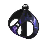 S Pet Leash Vest Dog Harness - Small Sized, Purple Octopus Print Adjustable for Outdoor Travel and Walking
