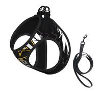 S Pet Leash Vest Dog Harness - Small Sized, US Army Cool American Flag Eagle Print Adjustable for Outdoor Travel and Walking