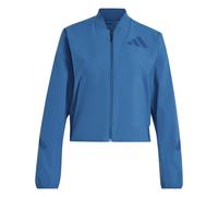 (S, Petrol Blue) Adidas Womens/Ladies Z.N.E. Woven Midweight Bomber Jacket
