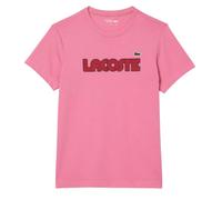 Lacoste Mens Logo Cotton Ultra Dry Sports T-Shirt - Pink - S - Pink