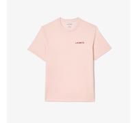 (S, Pink) Lacoste Mens Valentines Lounge T-Shirt