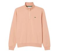 (S, Pinkish) Lacoste Mens Fleece Zipped Sweatshirt