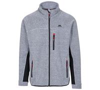 (S, Platinum Stripe) Trespass Mens Fleece Jacket Full Zip Jynx