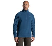 (S, Poseidon Blue) Craghopper Mens Corey VI Half Zip Outdoor Walking Hiking Pullover Fleece