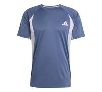 (S, Preloved Ink) Adidas Mens Colour Block Climacool T-Shirt