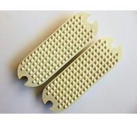 S-Products HORSE RIDING IRON STIRRUP RUBBER FILLIS TREADS PADS (4.75, White)