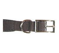 S/PROT DOG COLLAR 3/4 X 18 BLK