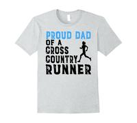 (S) Proud Dad of a Cross Country Runner T-Shirt-Father's Day