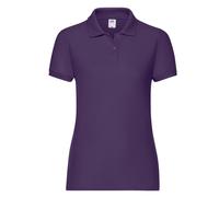 (S, Purple) Fruit of the Loom Womens/Ladies Lady Fit 65/35 Polo Shirt