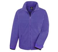 (S, Purple) Result Mens Core Fashion Fit Outdoor Fleece Jacket