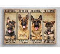 s Puzzles German Shepherd Dog Be Strong When You are Weak Be Brave When You are Scared Jigsaw Puzzles for Adults and Development Toys Gift._300pcs