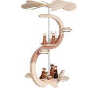 S-PYRAMIDE With Angels And Birthday Christi Hxwxd = 30x27x27cm New Holzpyramide