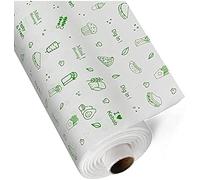 S.R Brothers 50meter Oilproof Assorted Food Wrapping Paper Roll - Premium Non-Stick Butter Wrapping Paper.Use for Roti,Parantha,Sandwich,Burger & More Keep Food Safe and More Fresh on The Go