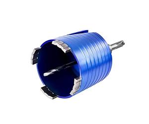 S&R Diamond Core Drill Bit Set - 68mm | 10mm Segment Height | SDS-Plus Adapter & Center Drill 8x120mm | for Concrete, Brick & Masonry