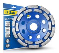 S&R Diamond Cup Wheel 125mm M14, 5 Inch, CrV Reinforced Core