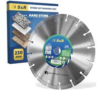 S&R Diamond Cutting Disc, 230 mm, for Stone, Marble, Granite, Masonry, High-performance, Dry-cut, Professional Quality