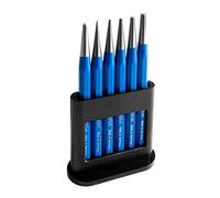 S&R Heavy-Duty Punch Set - 6-Piece, Chrome Vanadium Steel, German Made