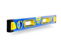S&R Magnetic Spirit Level 60 cm with 3 Vials (Horizontal/Vertical/45°) and 2 Handles.Precision Class 1