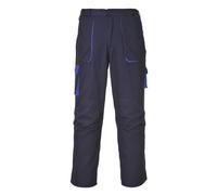 (S/R, Navy) Portwest Mens Texo Contrast Workwear Trousers