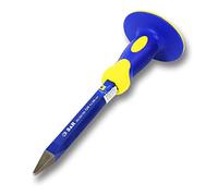S&R Pointed Chisel - Cold Chisel with Hand Protection - 295 x 95 x 4 mm